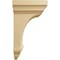 Ekena Millwork 7"W x 7 3/4"D x 14"H Jumbo Jefferson Wood Corbel, Alder CORW07X07X14JEAL - alternate 4